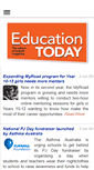 Mobile Screenshot of educationtoday.com.au
