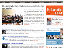 Tablet Screenshot of educationtoday.com.au